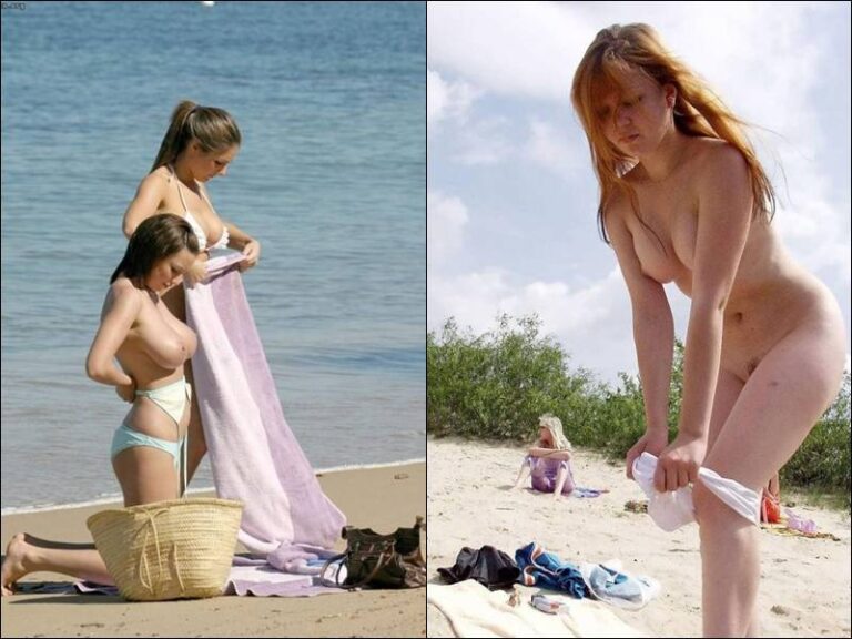 Changing on the Beach – A Sensual Collection of Nude Photography and Artistic Expression